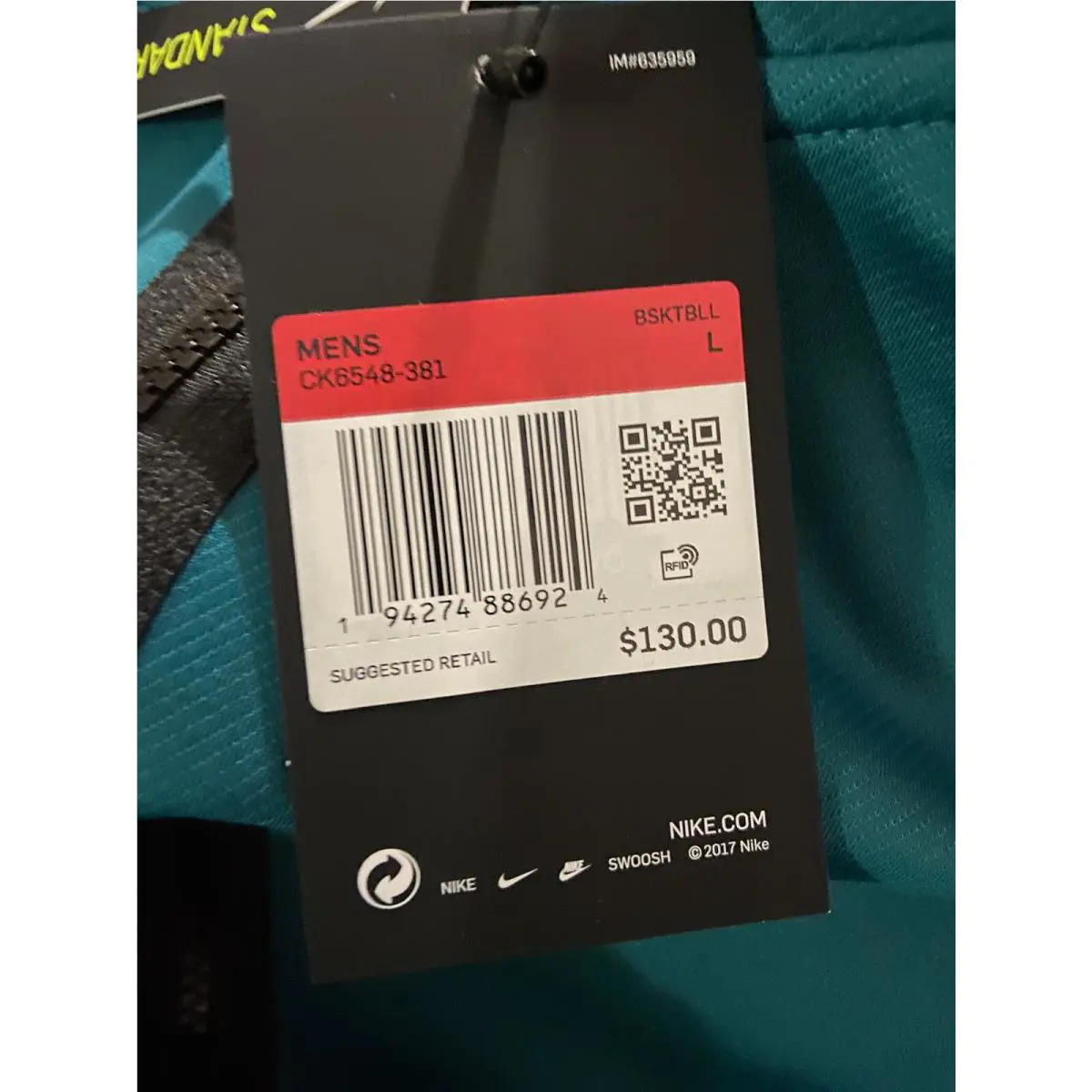 Nike clothing - Teal (UPC: 0194274886924) 6