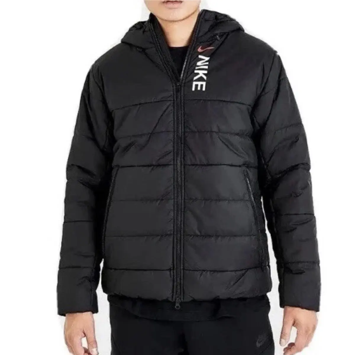 Nike Hybrid Thermal-fit Fill Puffer Jacket Black Tags Mens Large
