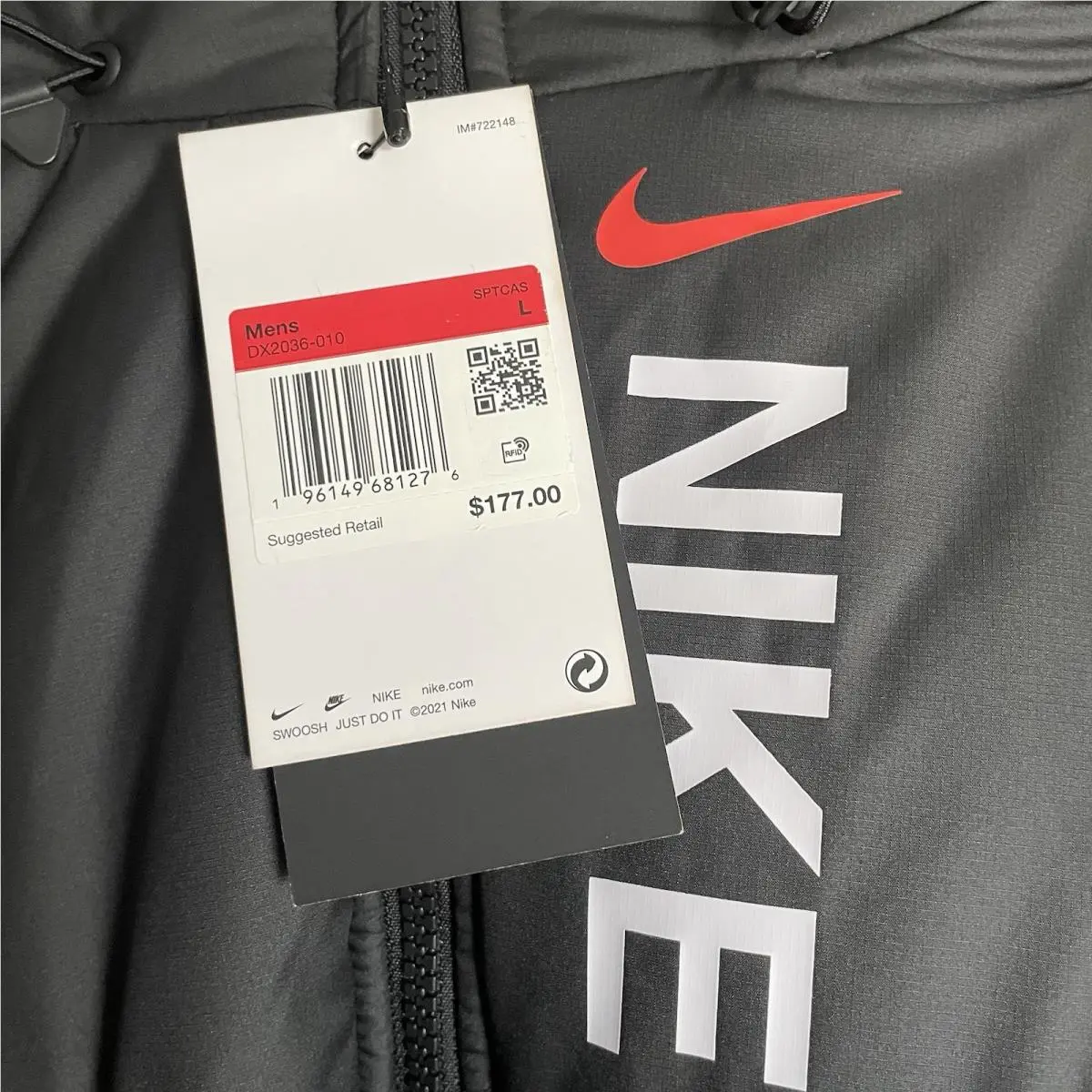 Nike clothing - Nike Puffer Jacket - Puffer Jacket - DX2036010 - Black (UPC: 0196149681276) 1