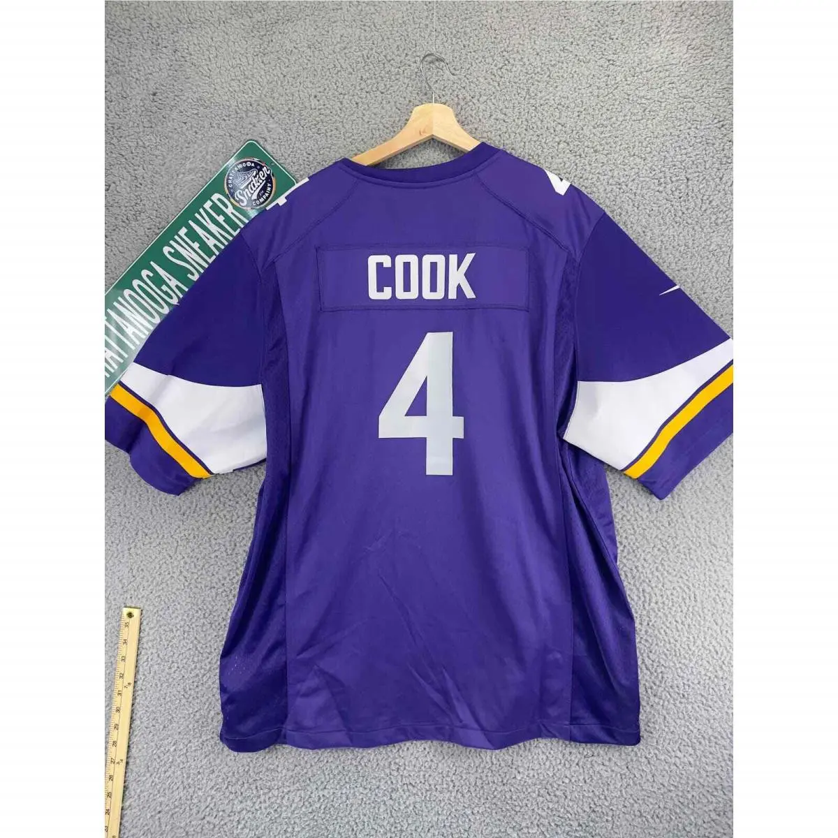 Nike Minnesota Vikings Dalvin Cook Football Jersey Mens Xxl Purple On Field 2XL