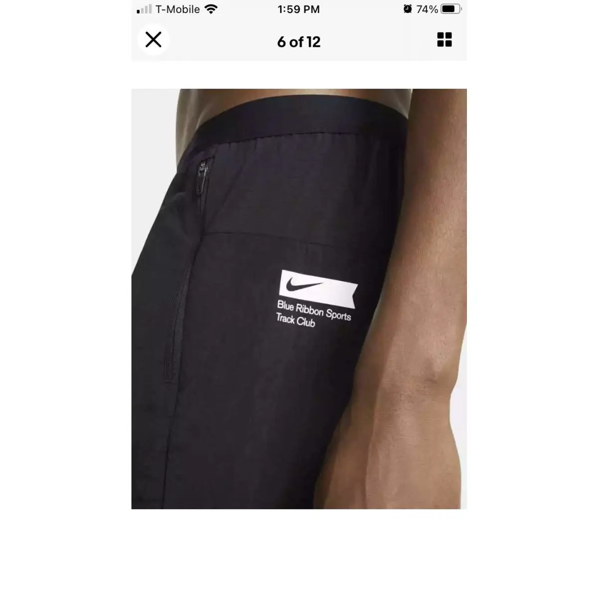 Nike clothing - Phenom Elite BRS - Phenom Elite BRS - DA3207-010 - Black, Manufacturer: black/team red/violet dust/white 7