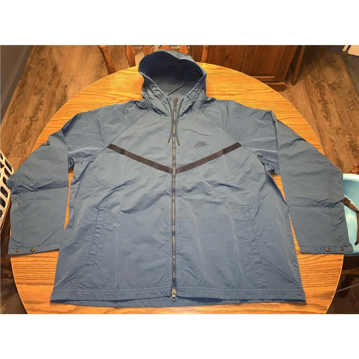 Nike Sportswear Windrunner Full Zip Hooded Jacket Size Xxl CJ4299-432 Vivid Sky