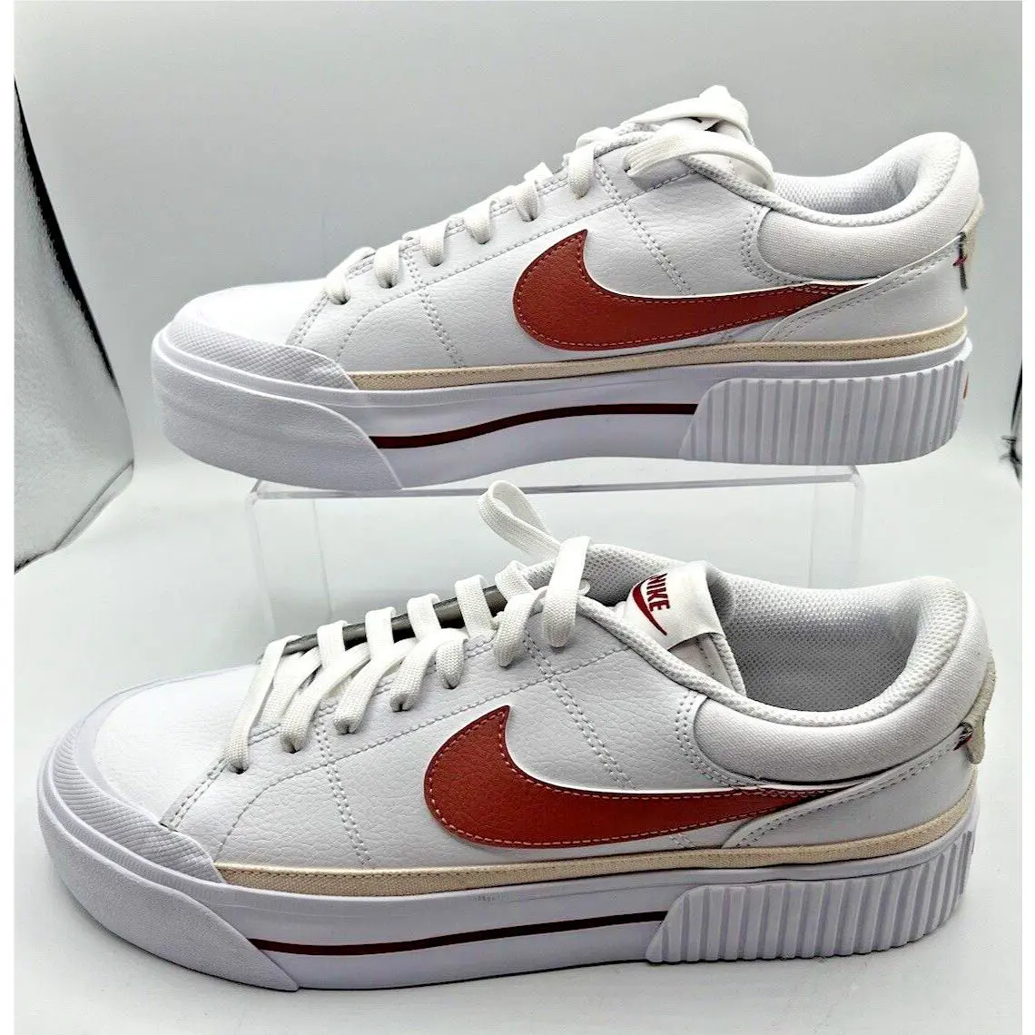 Nike shoes - Nike Court Legacy - Court Legacy - FQ8782-100 - White/Guava Ice/Cedar/Red Stardust 2