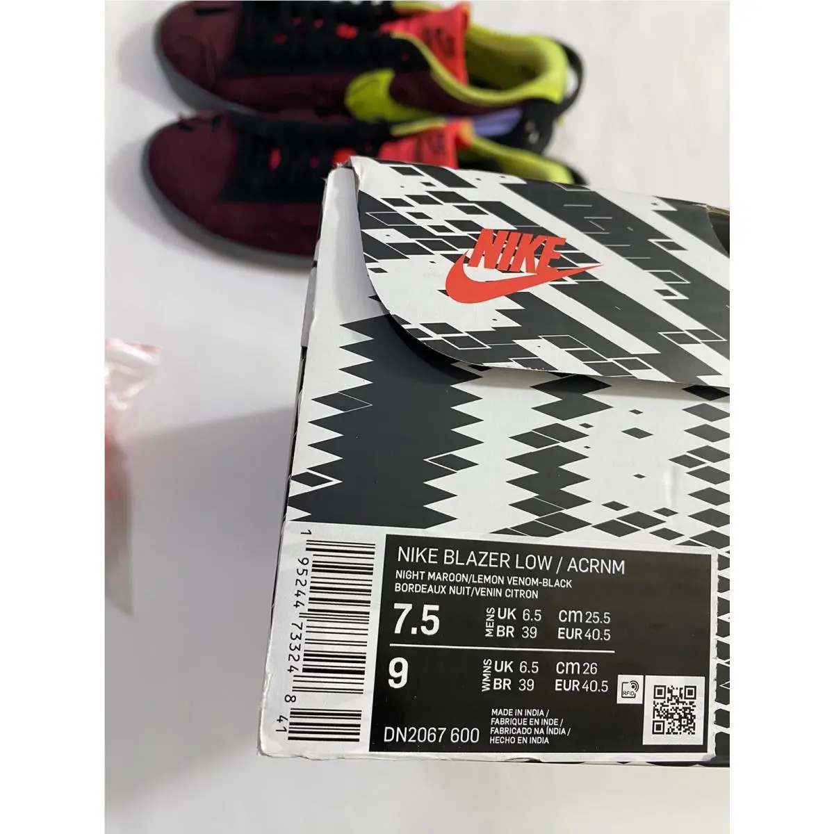 Nike shoes - Nike Blazer - Blazer - DN2067 600 - Red (UPC: 0195244733248) 8
