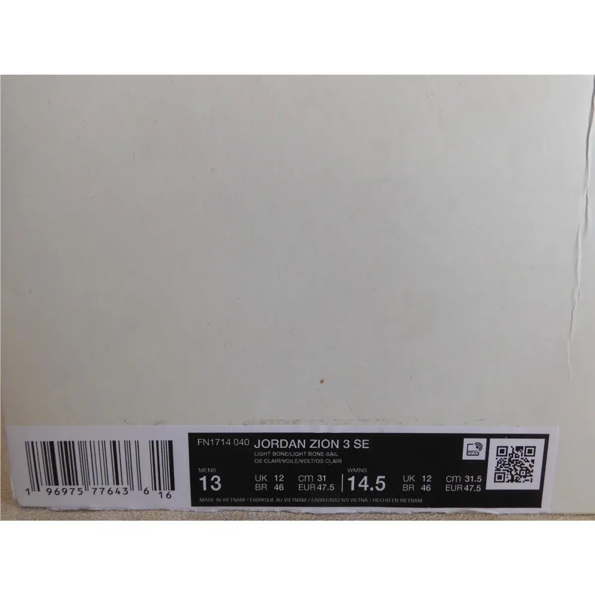 Nike shoes - Jordan Zion 3 - Zion - FN1714 040 - Brown (UPC: 196975776436) 3