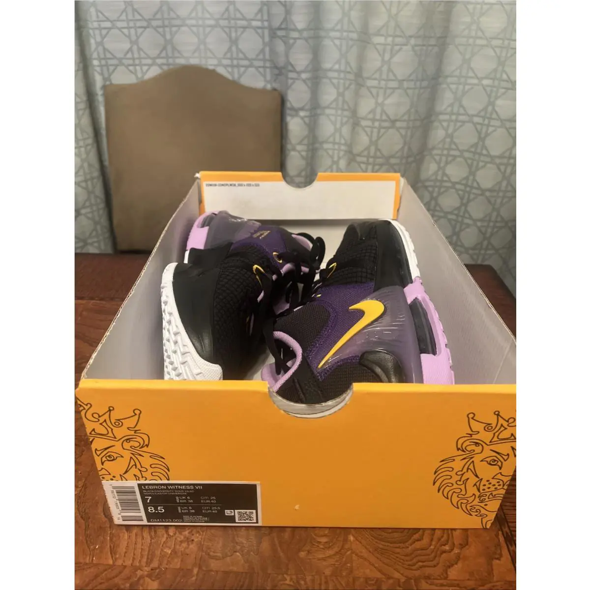 Nike shoes - Nike LeBron Witness 7 - LeBron Witness - DM1123002 - Purple 4