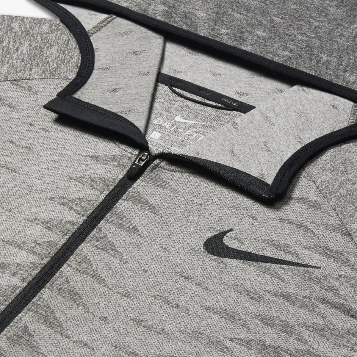 Nike clothing - Nike Dri-Fit - Dust Pale Grey/Black (UPC: 883412340649) 2