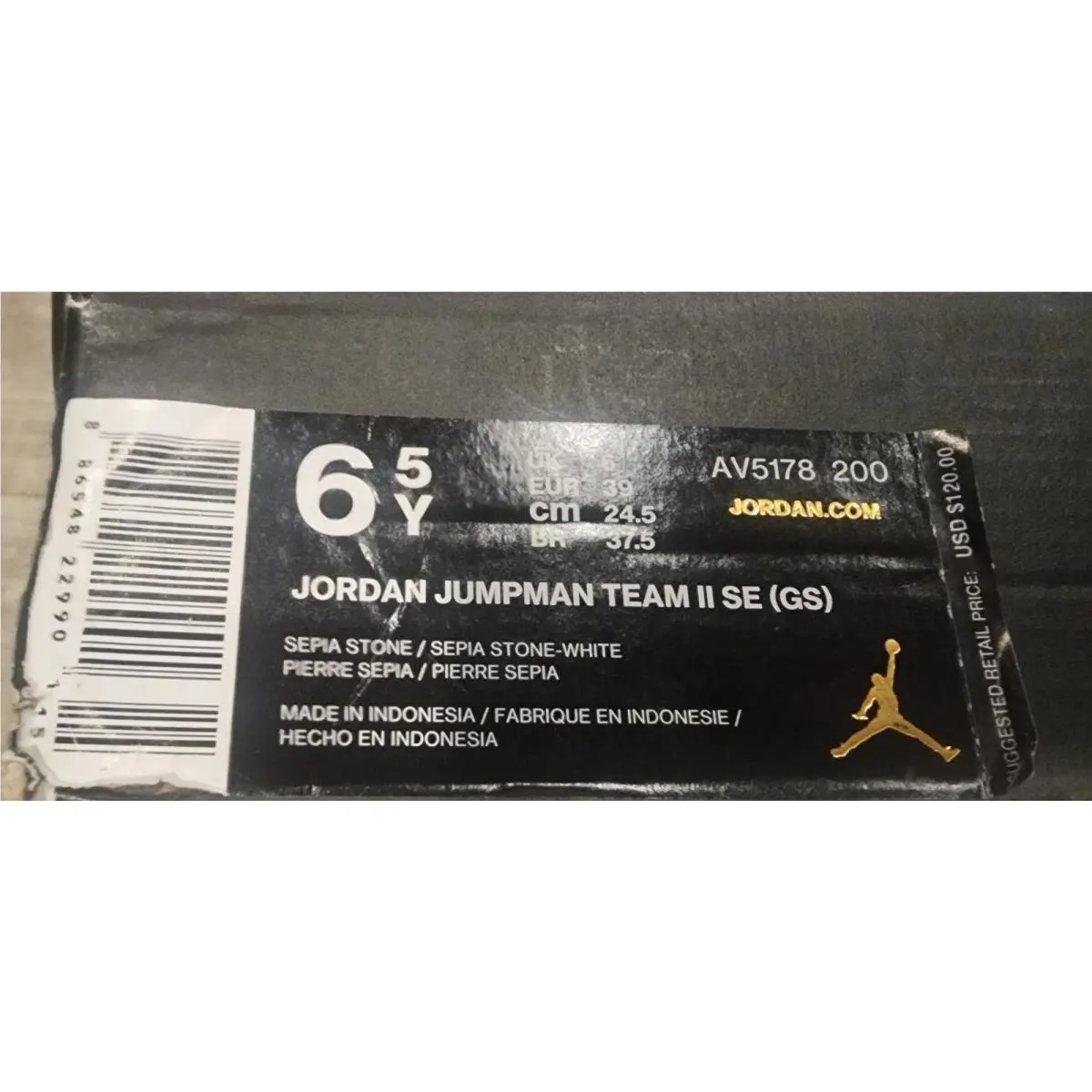 Nike shoes - Jordan Jumpman Team - Jumpman Team - AV5178-200 - Silver (UPC: 886548227389) 6