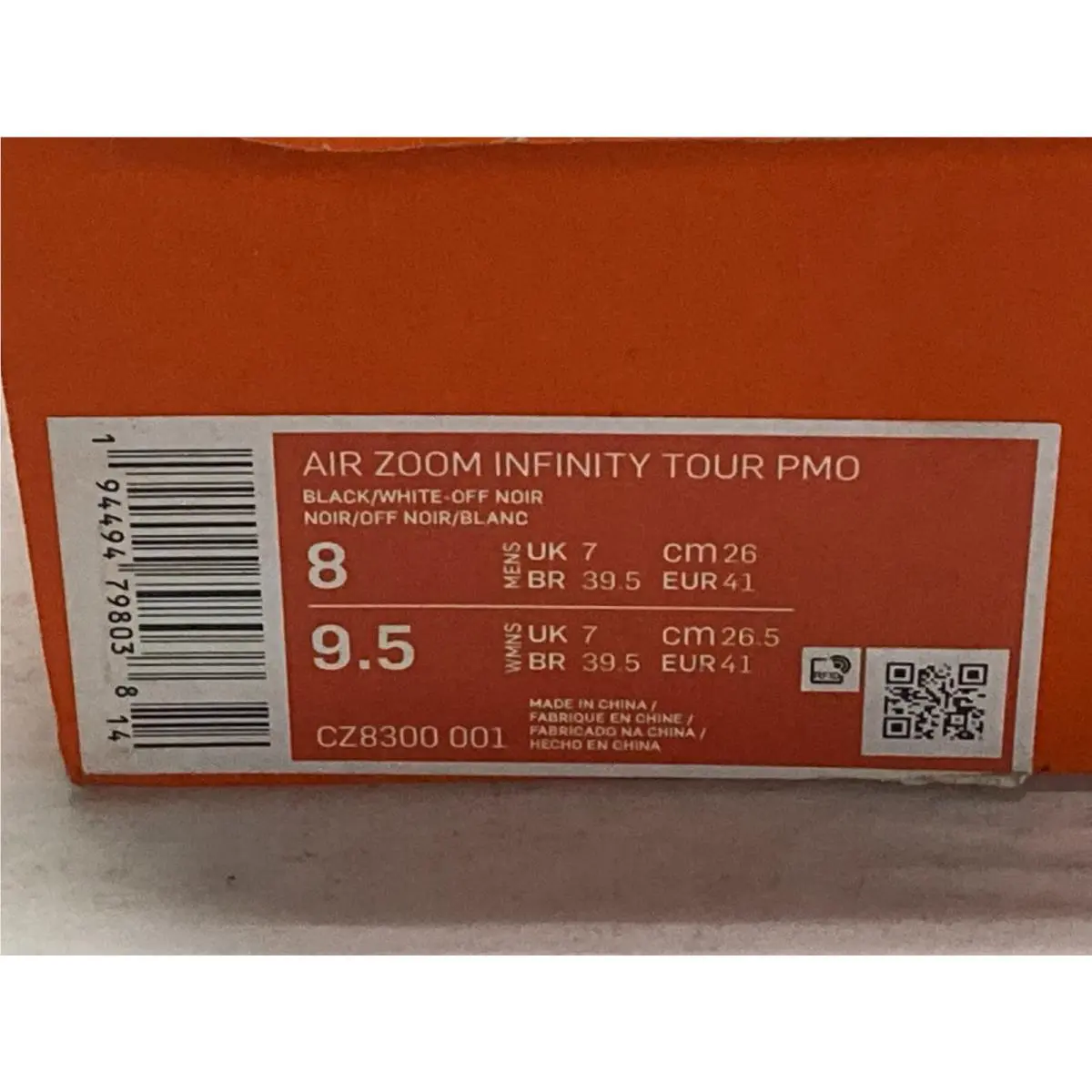 Nike shoes - Nike Air Zoom Infinity - Air Zoom Infinity - CZ8300-001 - Black (UPC: 194494798038) 5
