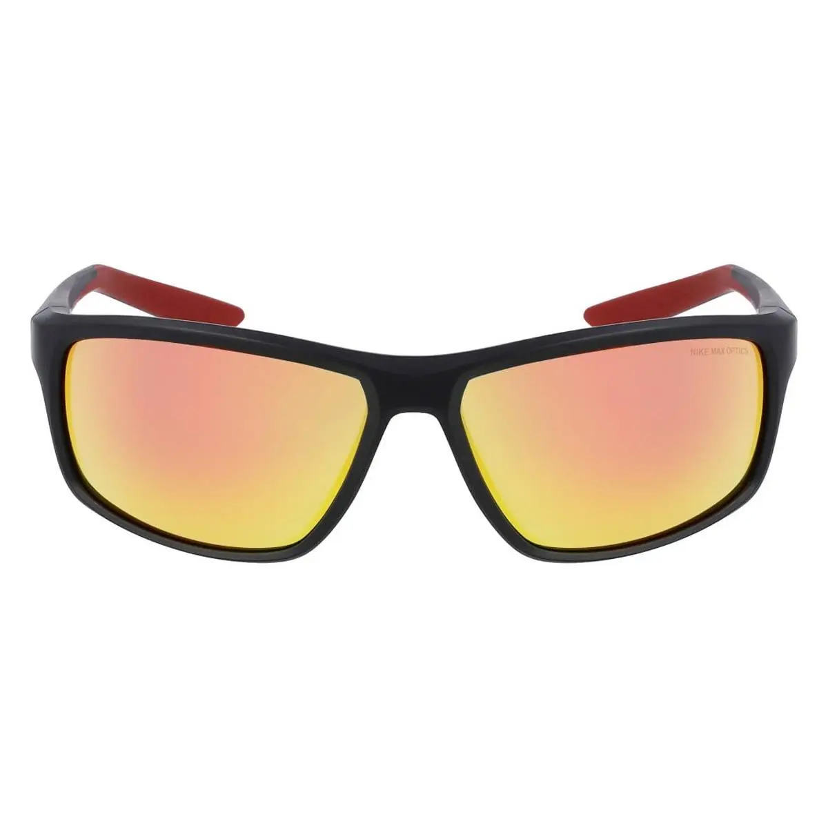 Adrenaline 22 M DV2155 Sunglasses Matte Black Red Mirror 64mm by Nike
