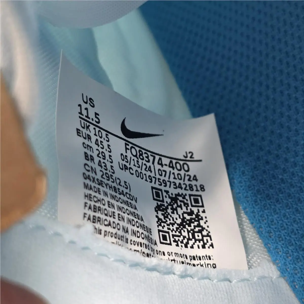 Nike shoes - Nike Zoom Mercurial Vapor 16 Academy MG - FQ8374-400 - Glacier Blue 9