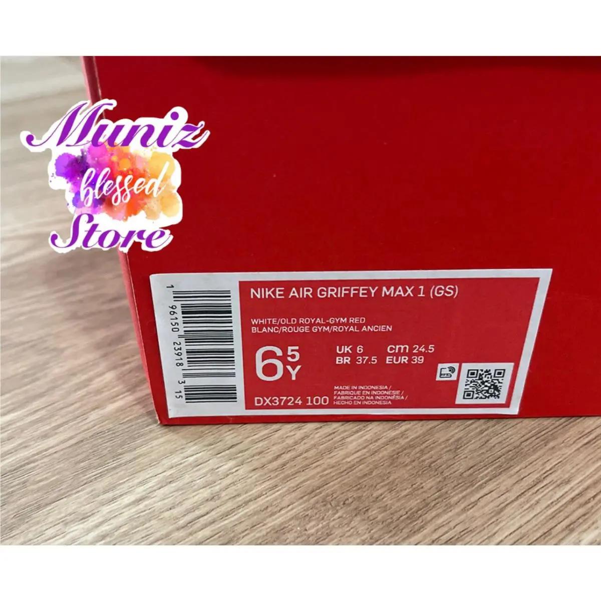 Nike shoes - Nike Air Griffey Max - Air Griffey Max - GYM RED/OLD ROYAL/WHITE (UPC: 0196150239176) 8
