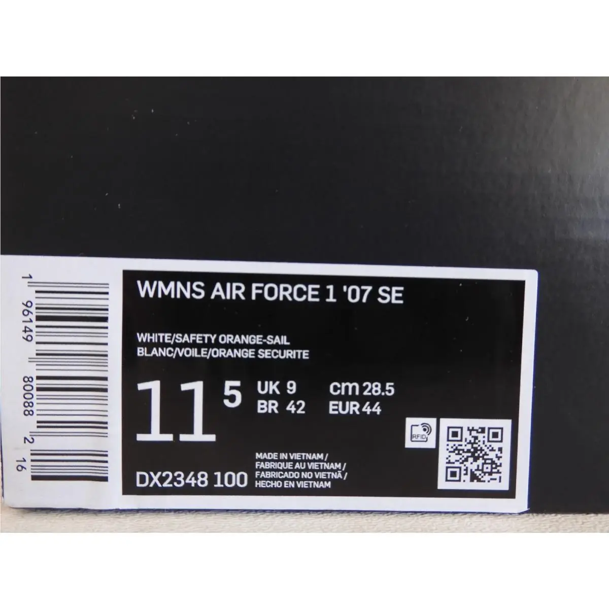 Nike shoes - Nike Air Force 1 `07 - DX2348-100 - White (UPC: 196149800882) 3