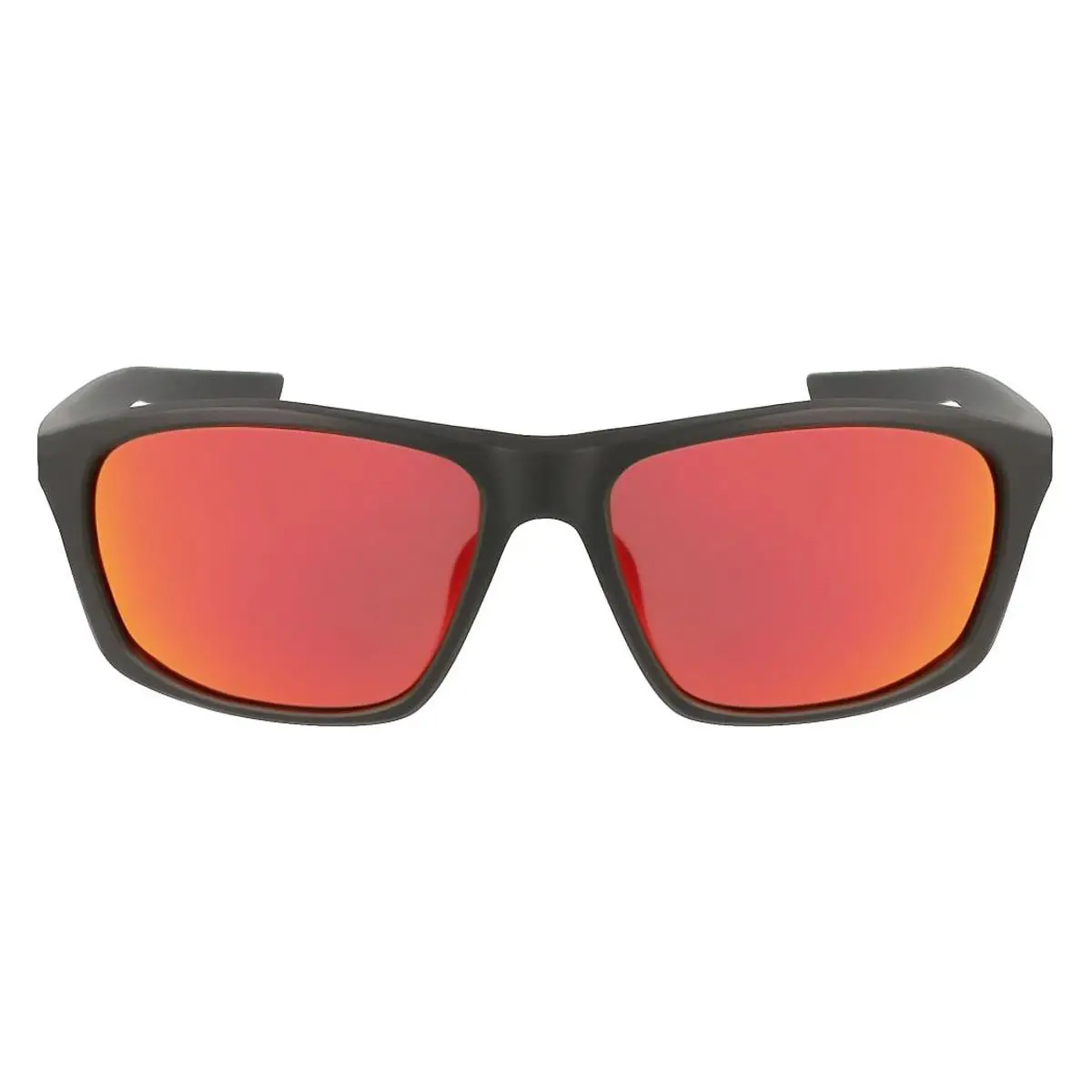 Nike Morph LB M FD5102 Sunglasses Male Matte Black 59mm - Frame: Matte Black, Lens: Red Mirrored