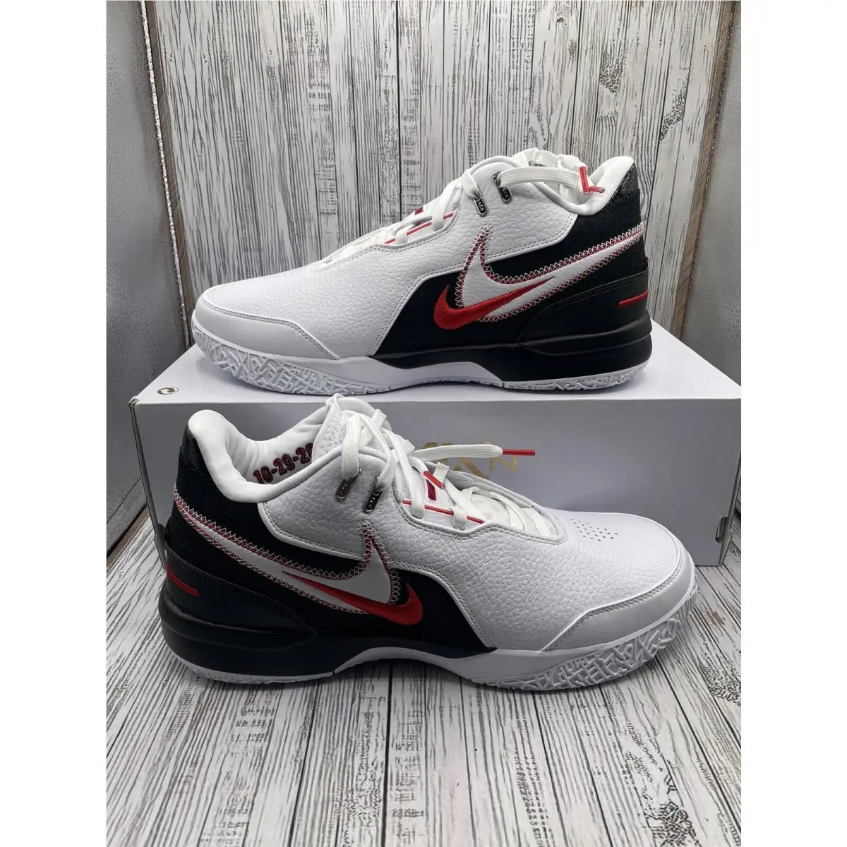 Nike shoes - Nike Zoom LeBron - Zoom LeBron - FJ1566-100 - Black/White/Red 2