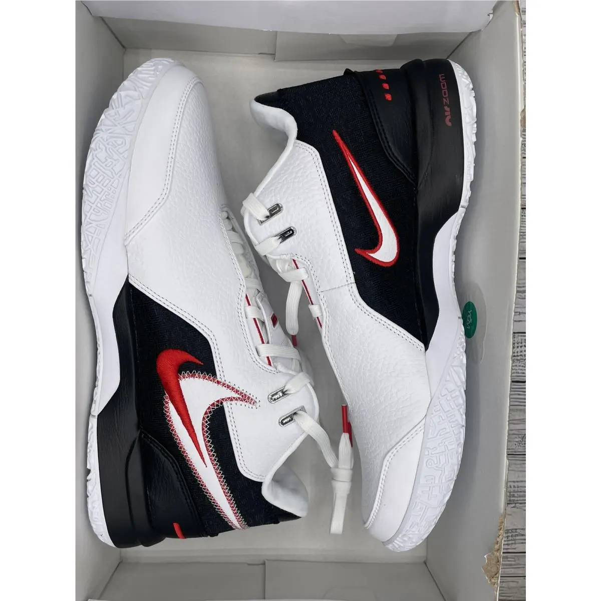 Nike shoes - Nike Zoom LeBron - Zoom LeBron - FJ1566-100 - Black/White/Red 4