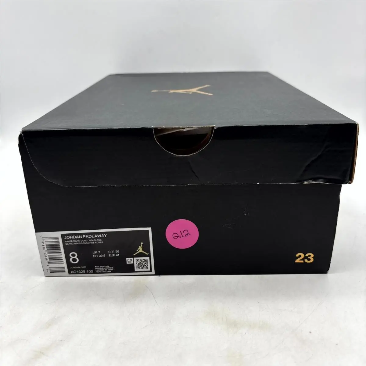 Nike shoes - Nike Air Jordan Fadeaway - Air Fadeaway - AO1329-100 - Gray (UPC: 191888538294) 6