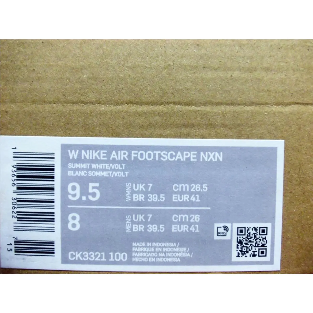 Nike shoes - Nike Air Footscape - Air Footscape - CK3321-100 - White (UPC: 193656306227) 3