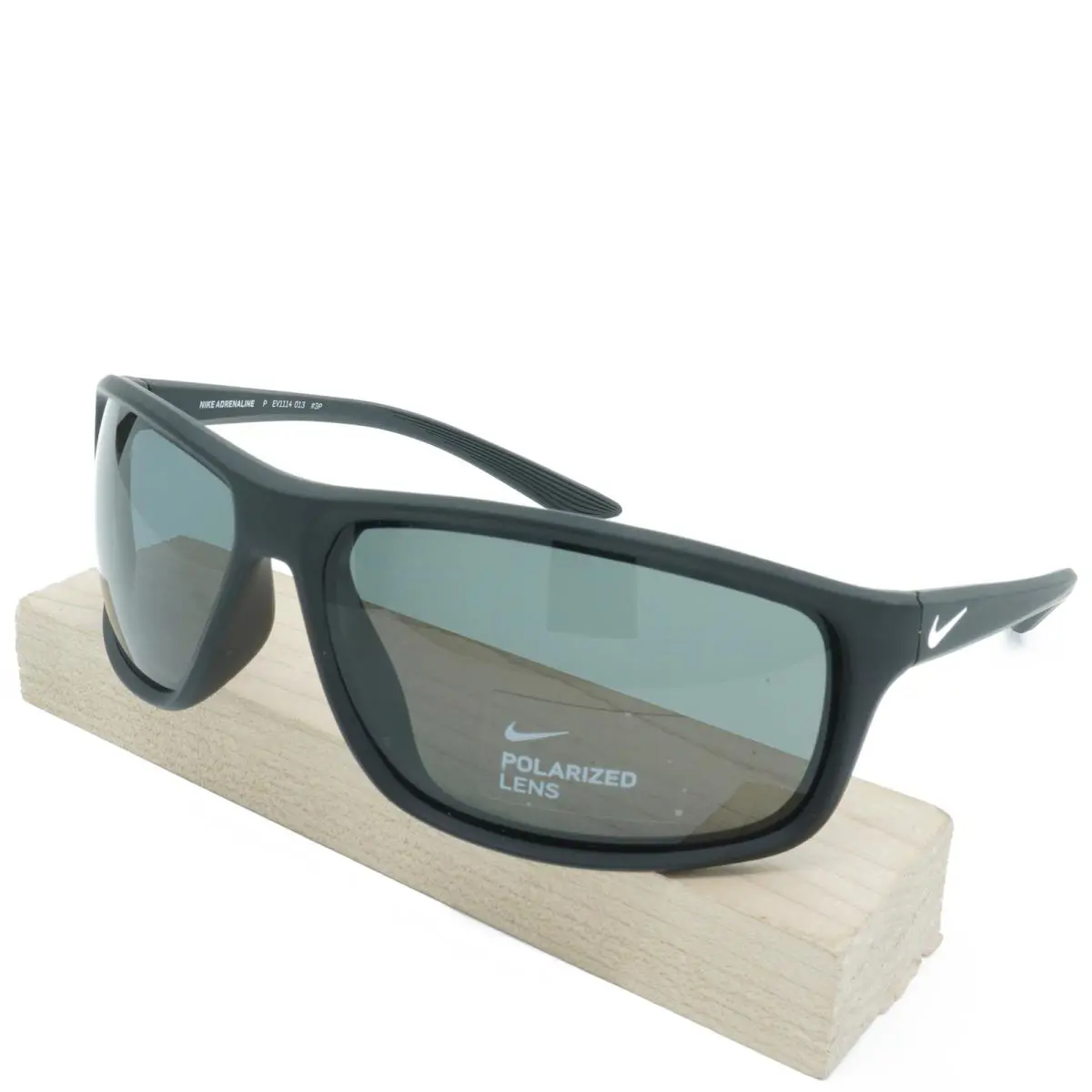 EV1114-013 Mens Nike Adrenaline P Polarized Sunglasses - Frame: Black