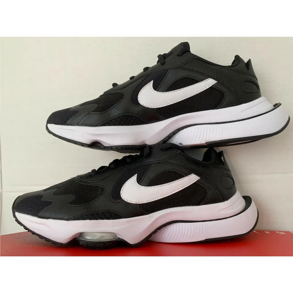 Wmns Nike Air Zoom Division US Size 10.5 CK2950 002 Black/white NO Box Top
