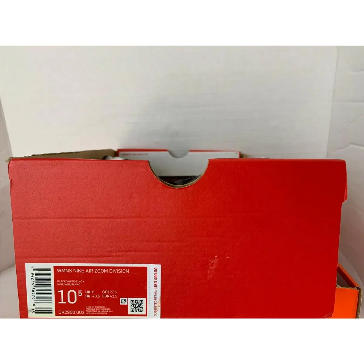 Nike shoes - Nike Air Zoom Division - Air Zoom Division - CK2950 002 - BLACK/WHITE-BLACK (UPC: 194276365786) 8