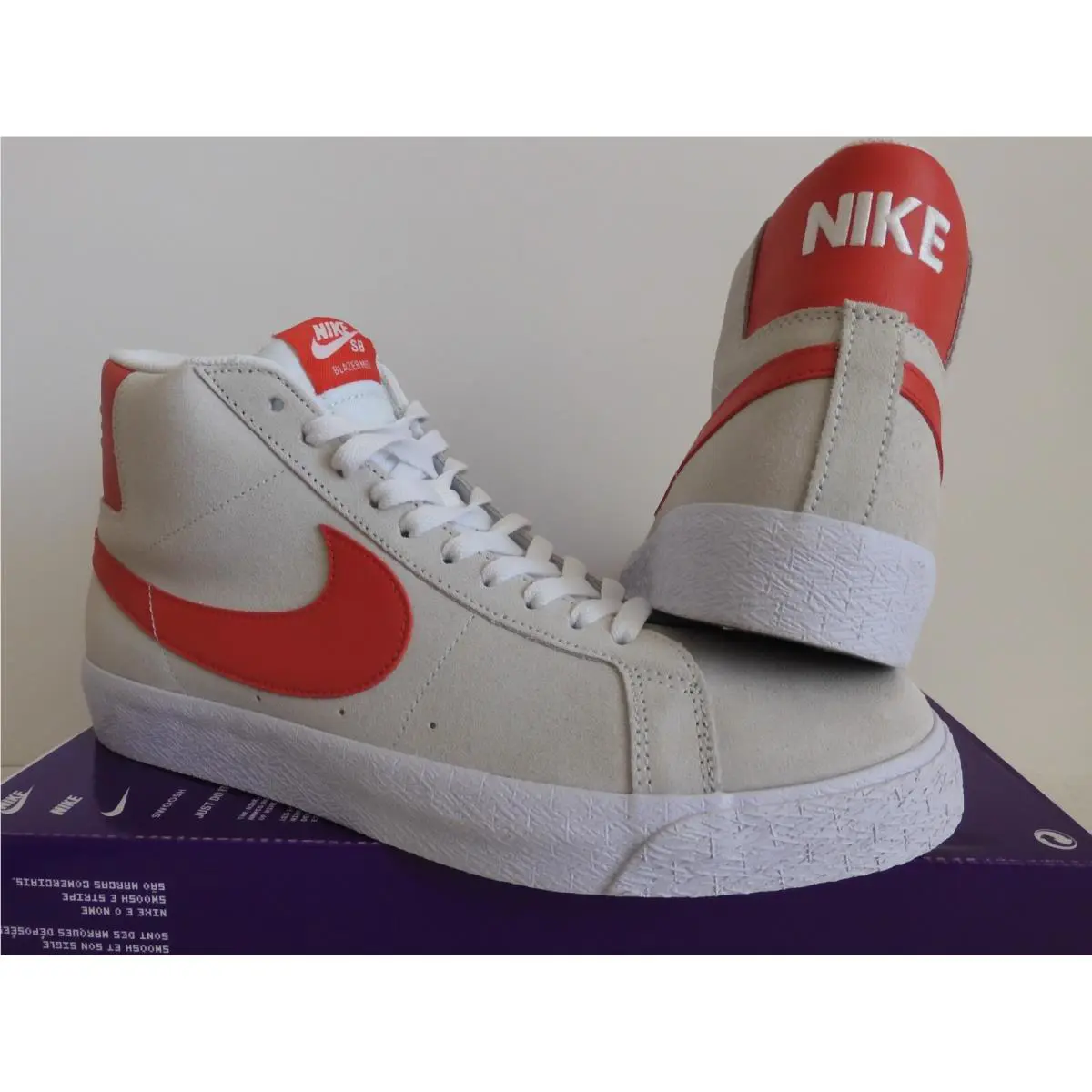Nike shoes - Nike SB Zoom Blazer Mid - 864349-108 - White (UPC: 195242396766) 0