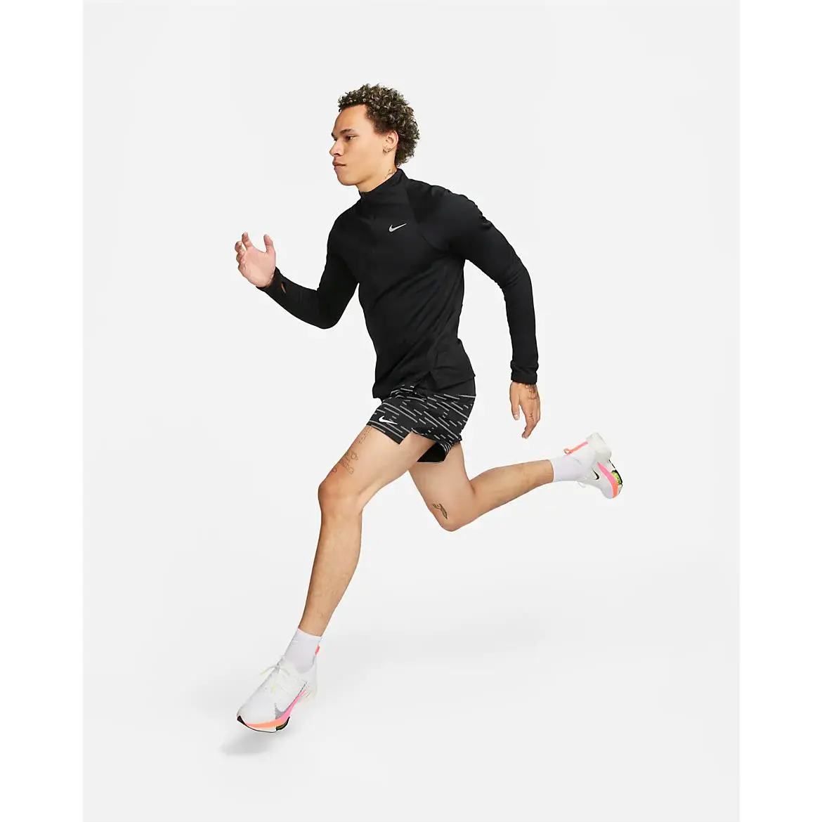 Nike clothing - Nike Therma-FIT Run Division Men`s 1/2-Zip Running Top - DV9287-379 - Teal (UPC: 0196153871618) 1