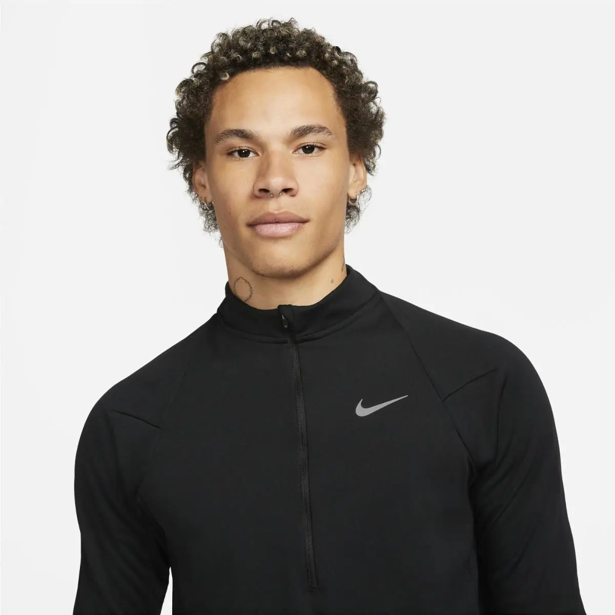 Nike clothing - Nike Therma-FIT Run Division Men`s 1/2-Zip Running Top - DV9287-379 - Teal (UPC: 0196153871618) 2