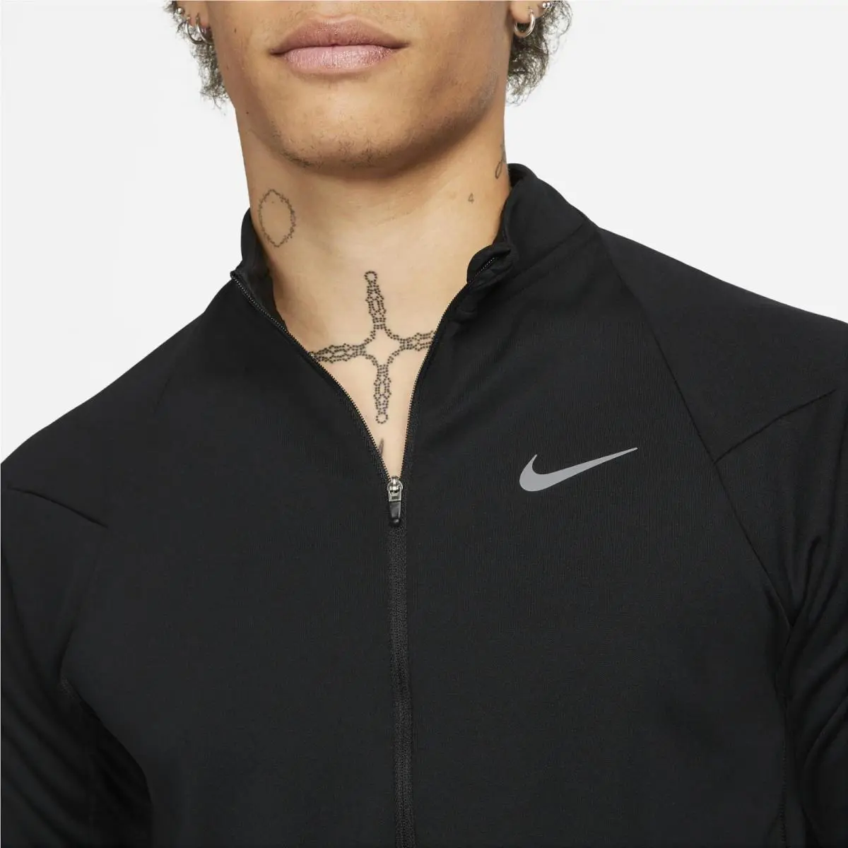 Nike clothing - Nike Therma-FIT Run Division Men`s 1/2-Zip Running Top - DV9287-379 - Teal (UPC: 0196153871618) 4