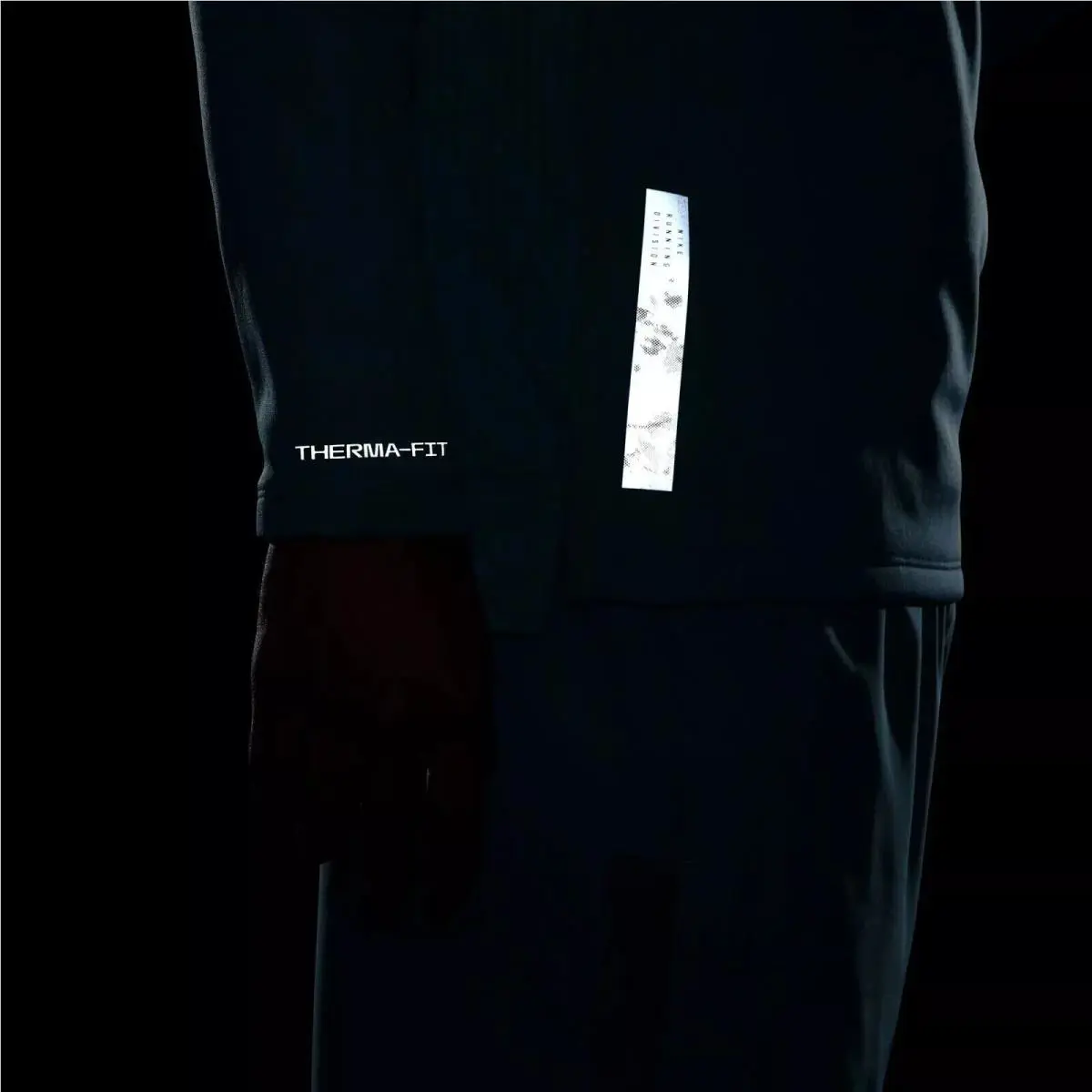 Nike clothing - Nike Therma-FIT Run Division Men`s 1/2-Zip Running Top - DV9287-379 - Teal (UPC: 0196153871618) 6