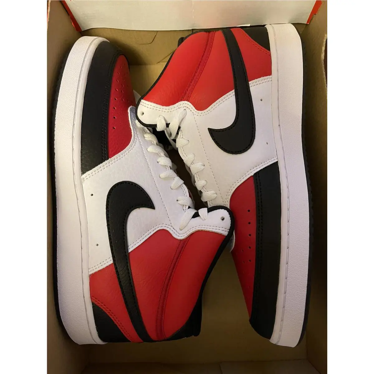 Nike shoes - Nike Court Vision Mid - Court Vision Mid - DM1186-600 - Red (UPC: 0195866292901) 2