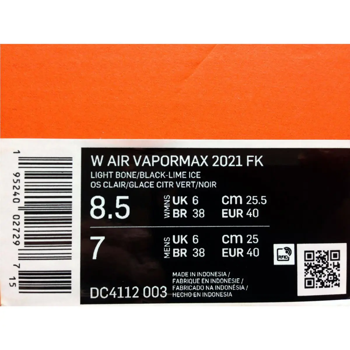 Nike shoes - Nike Air Vapormax Flyknit - Air Vapormax Flyknit - DC4112-003 - Gray (UPC: 195240027297) 3