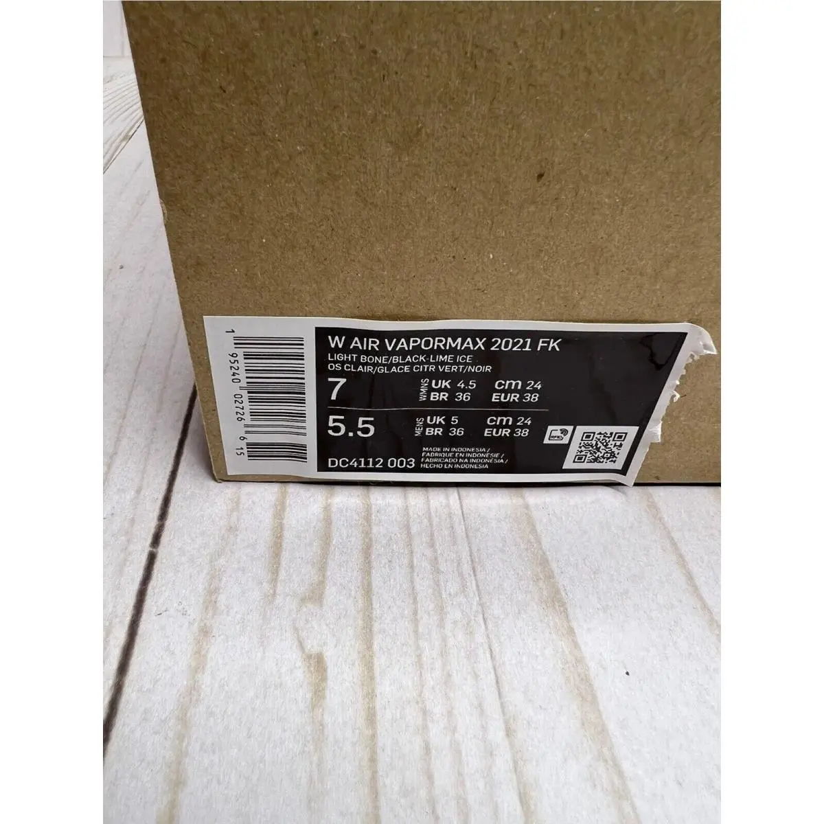 Nike shoes - Nike Air Vapormax Flyknit - Air Vapormax Flyknit - DC4112-003 - White (UPC: 195240027242) 8