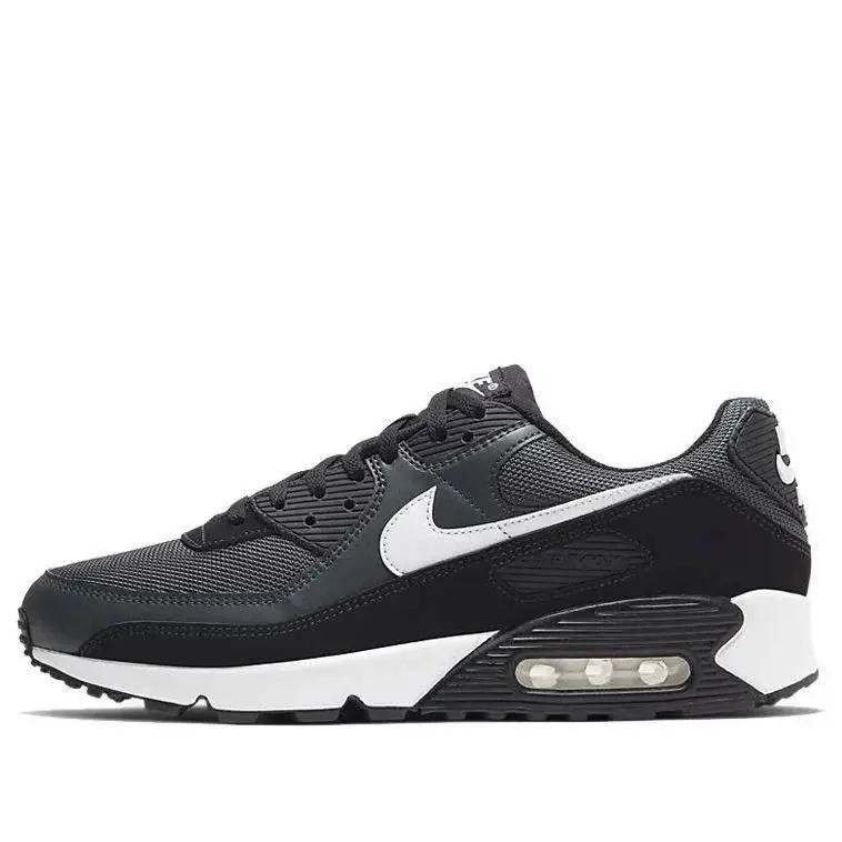 Nike Air Max 90 Low Black White - Size 10 Running Shoes - Black