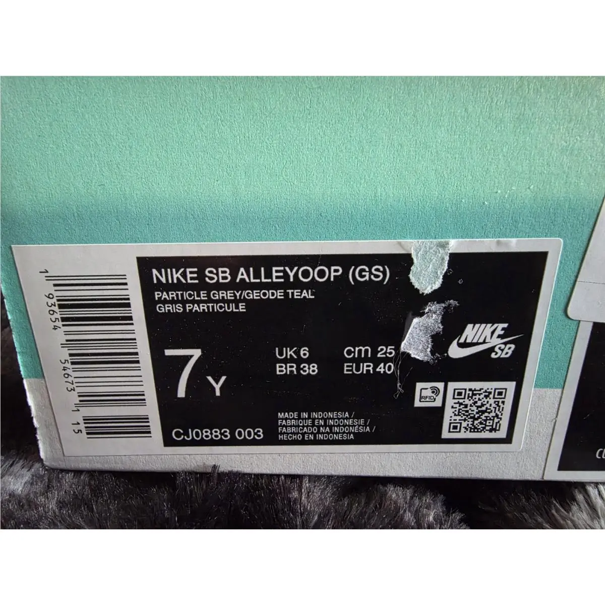 Nike shoes - Nike Alleyoop - Alleyoop - CJ0882-003 - Gray 7