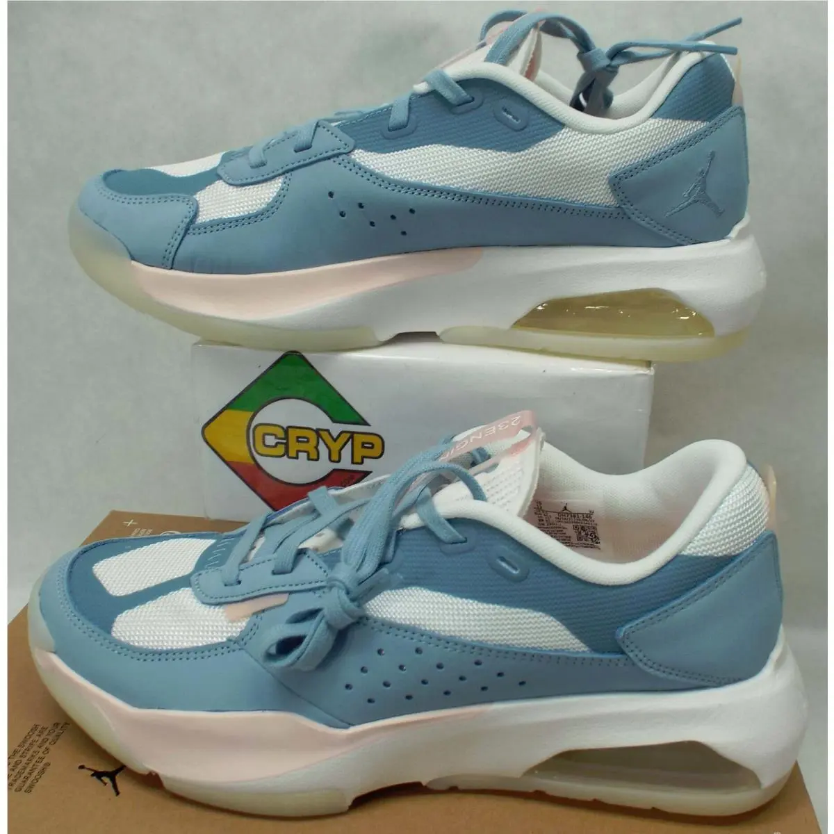 Womens 10.5 Nike Jordan Air 200E Summit White Worn Blue Shoes DH7381-146