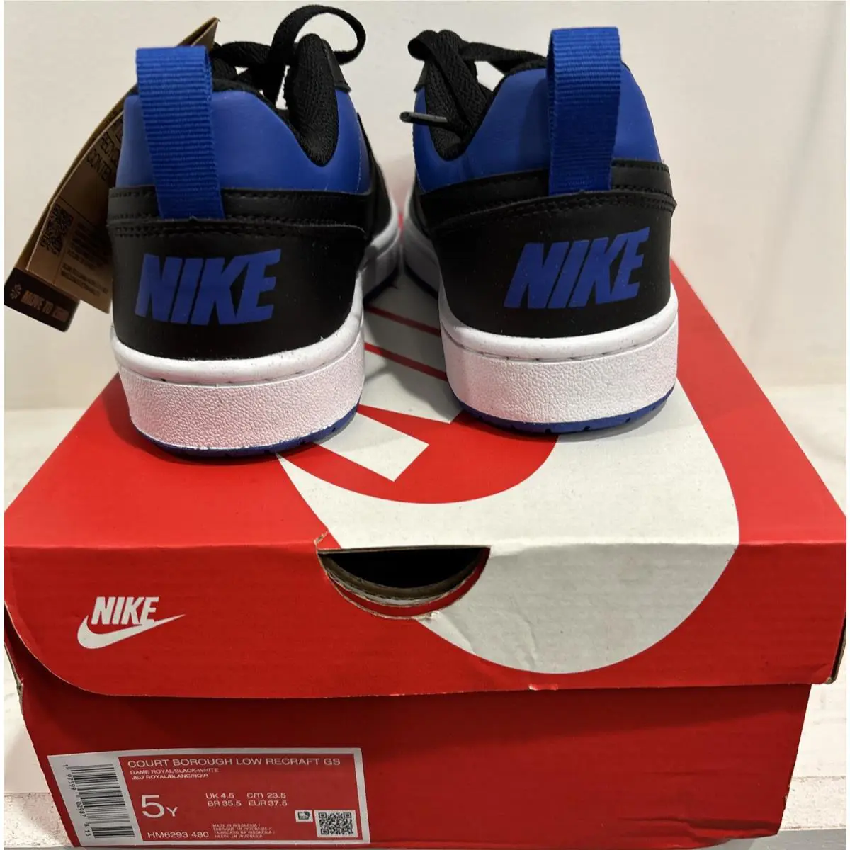 Nike shoes - Nike Court Borough - Court Borough - BLUE & BLACK 6
