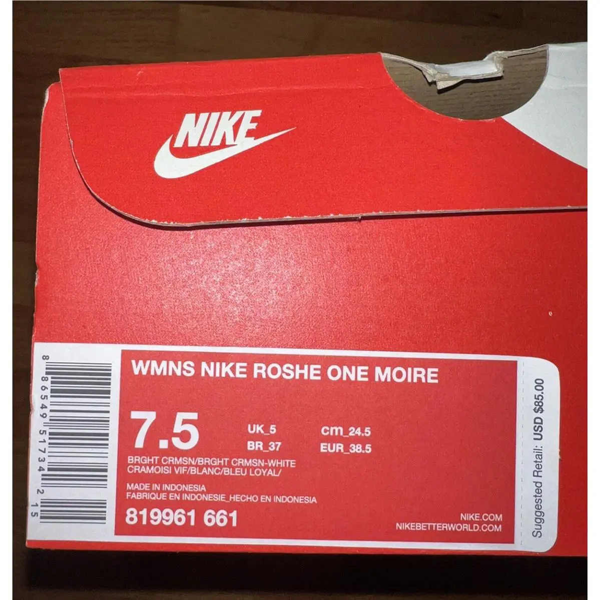 Nike shoes - Nike Roshe Run - Roshe Run - 819961-661 - Red/Pink 11