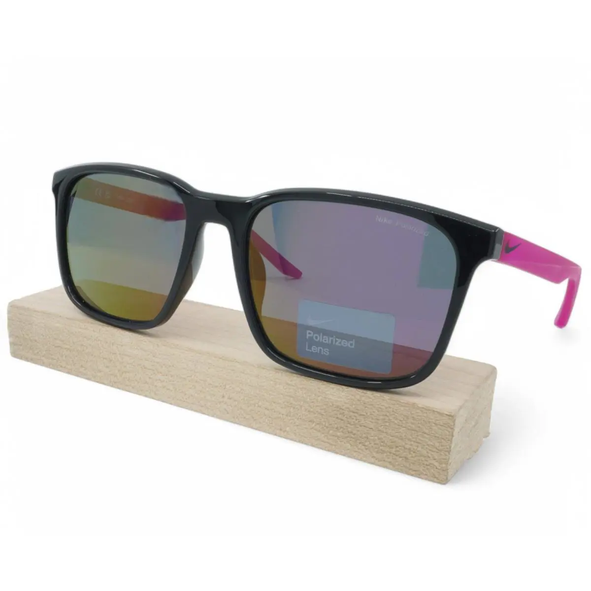 FD1849-010 Unisex Nike Rave P Polarized Sunglasses - Frame: Black/Pink