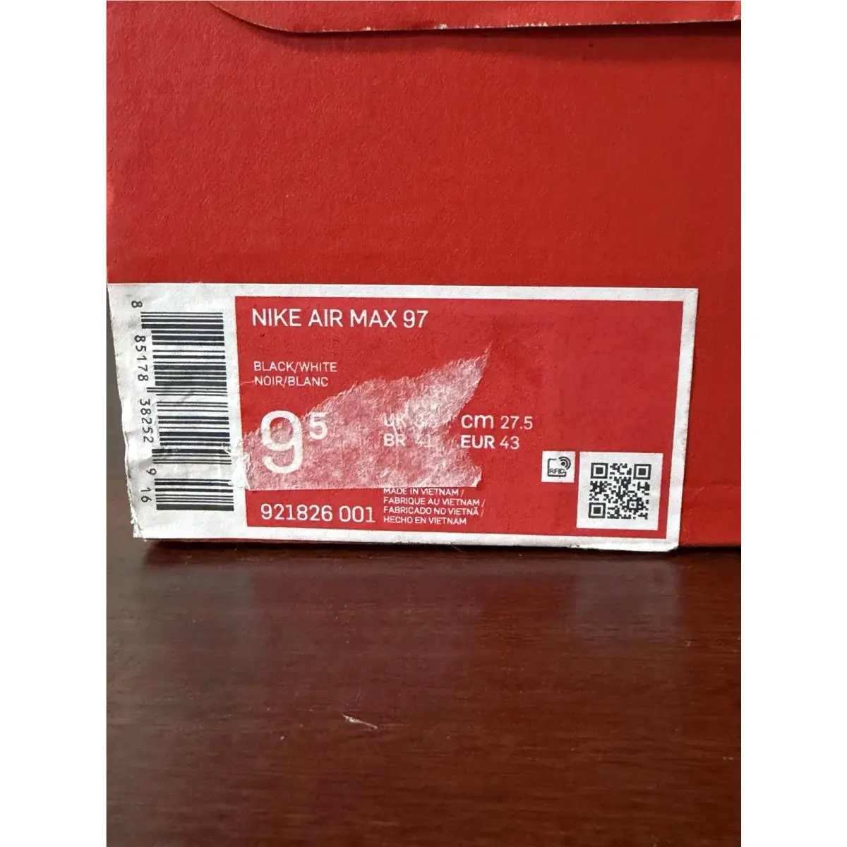 Nike shoes - Nike Air Max 97 - Air Max - 921826-001 - Black (UPC: 0885178375668) 4
