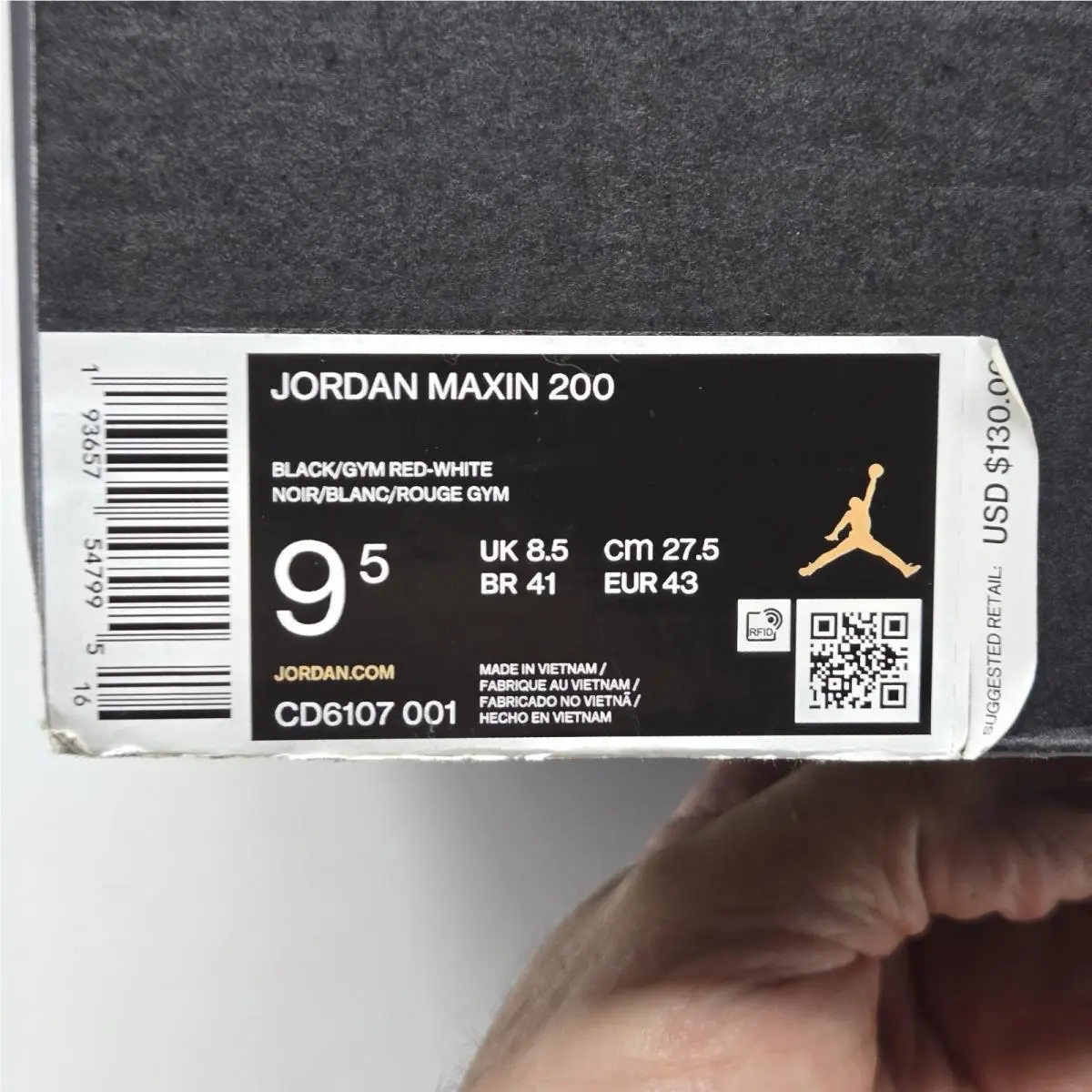 Nike shoes - Jordan Maxin 200 - Maxin - CD6107-016 - Black 14
