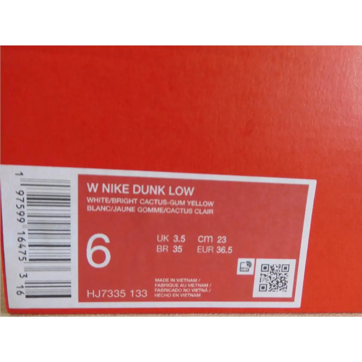 Nike shoes - Nike Dunk Low - Dunk Low - Hj7335-133 - White (UPC: 197599164753) 3