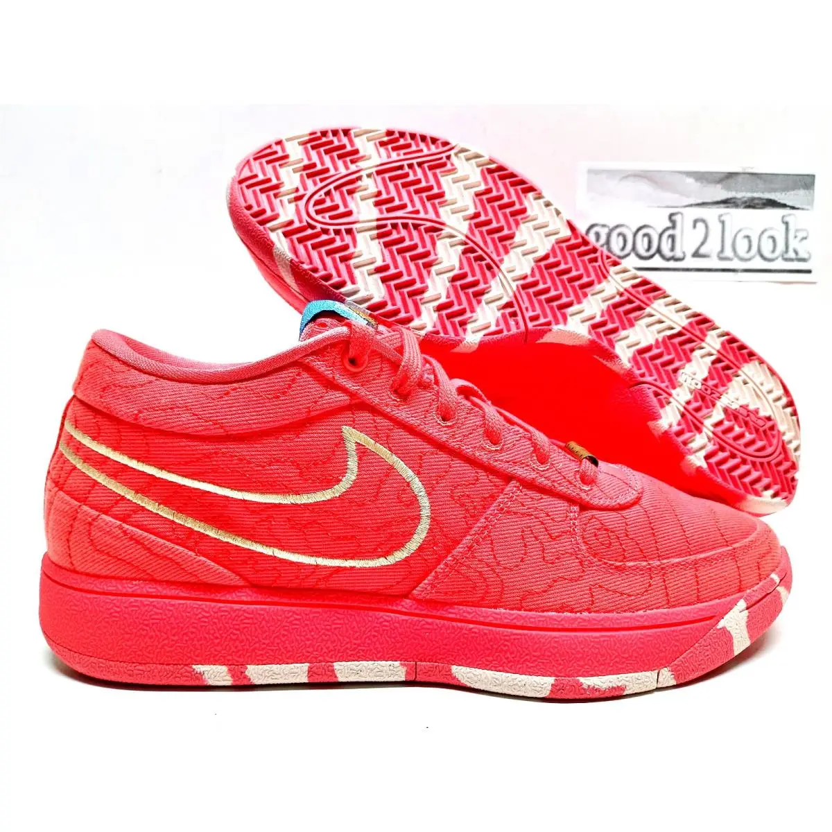 Book 1 Textile Sedona Magic Ember/white Onyx Size Men`s 9 IB8054-800 by Nike