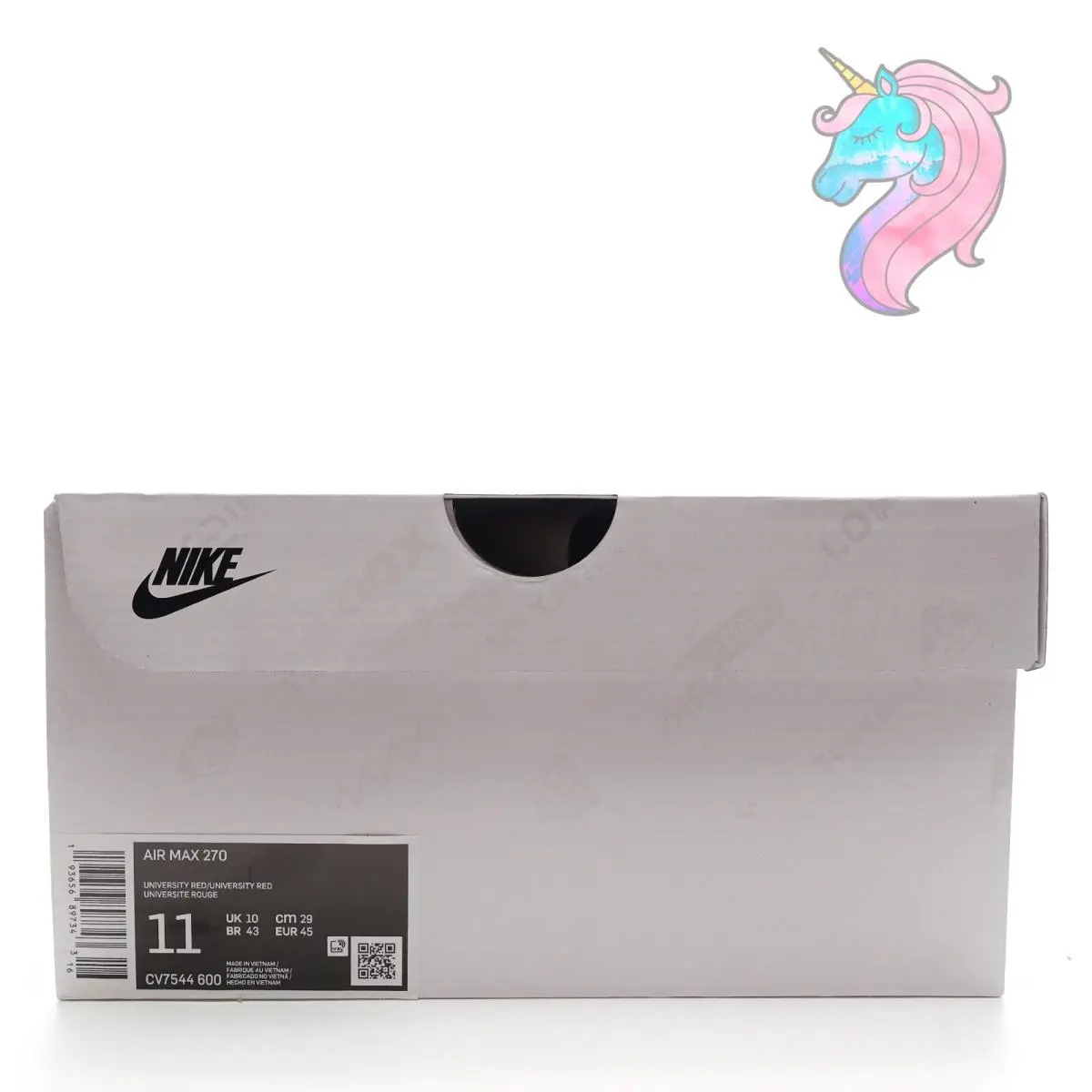 Nike shoes - Nike Air Max 270 - Air Max - CV7544-600 - Red 9