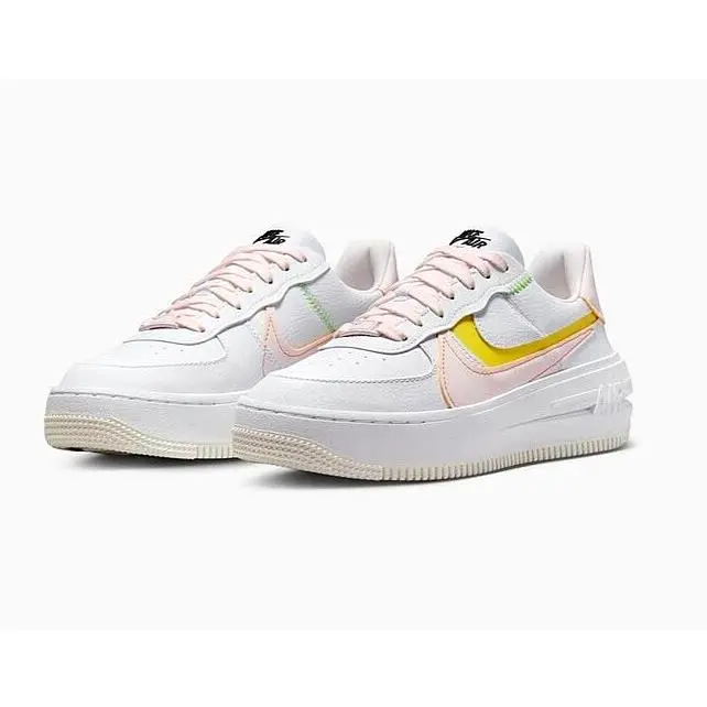 Nike Air Force 1 AF1 Platform Womens Size 11.5 Shoes FJ0737 100 White
