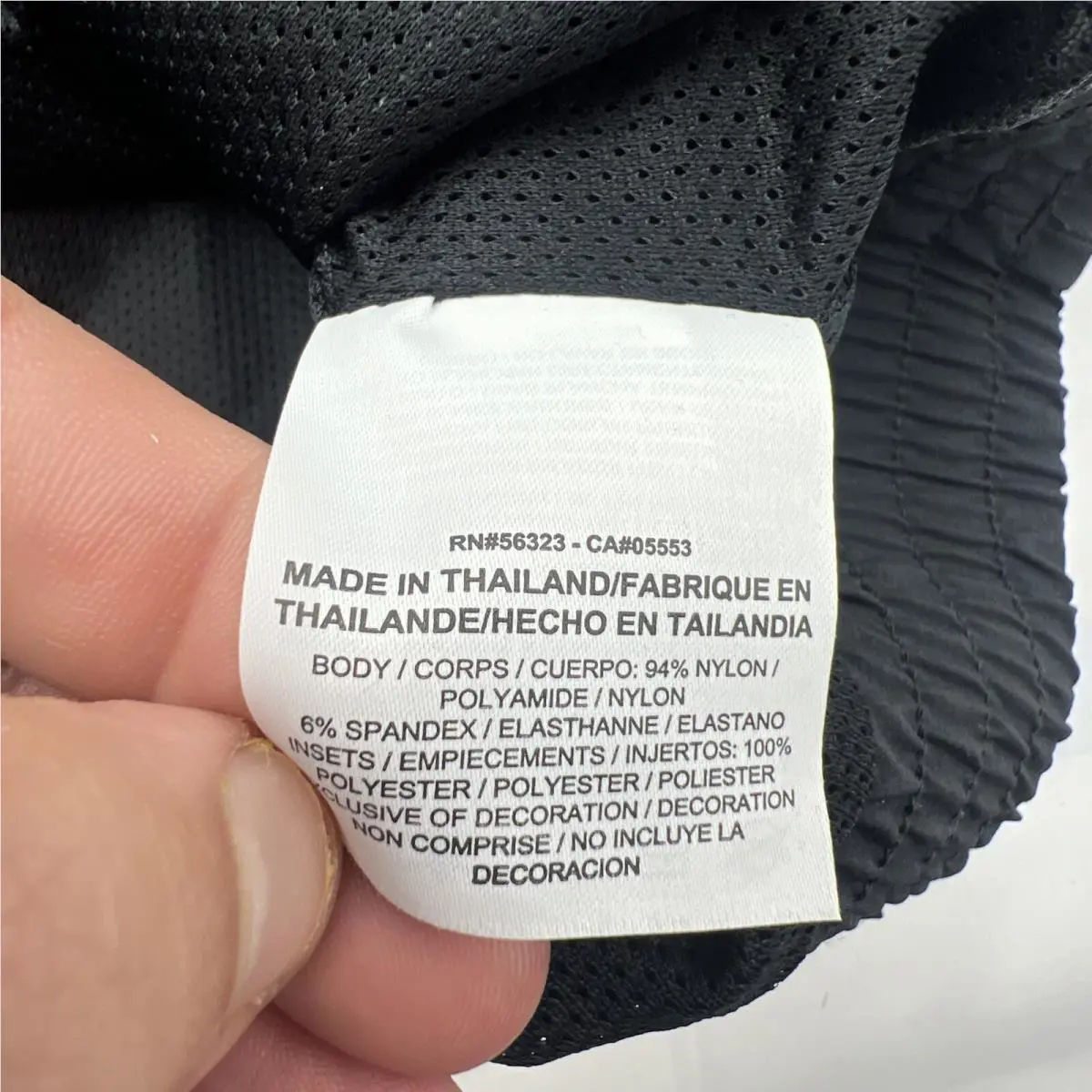 Nike clothing - Nike Dri-Fit - CD2218010 - Black/White (UPC: 192499915641) 10