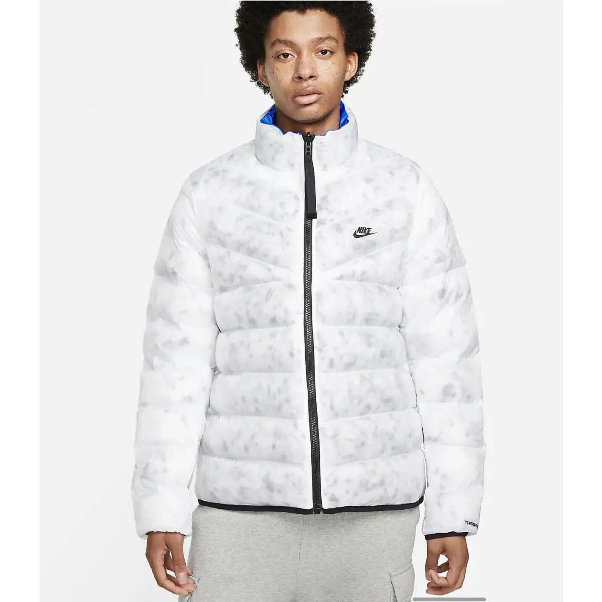 Nike clothing - Nike Sportswear Therma-FIT Repel Reversible Jacket - Signal Blue/Black (UPC: 0195239084584) 0