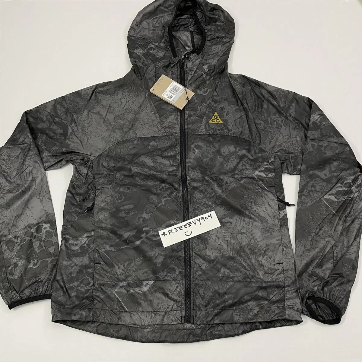 Womens Size XS Nike Acg Cinder Cone Hooded Jacket Windbreaker DC1245-010