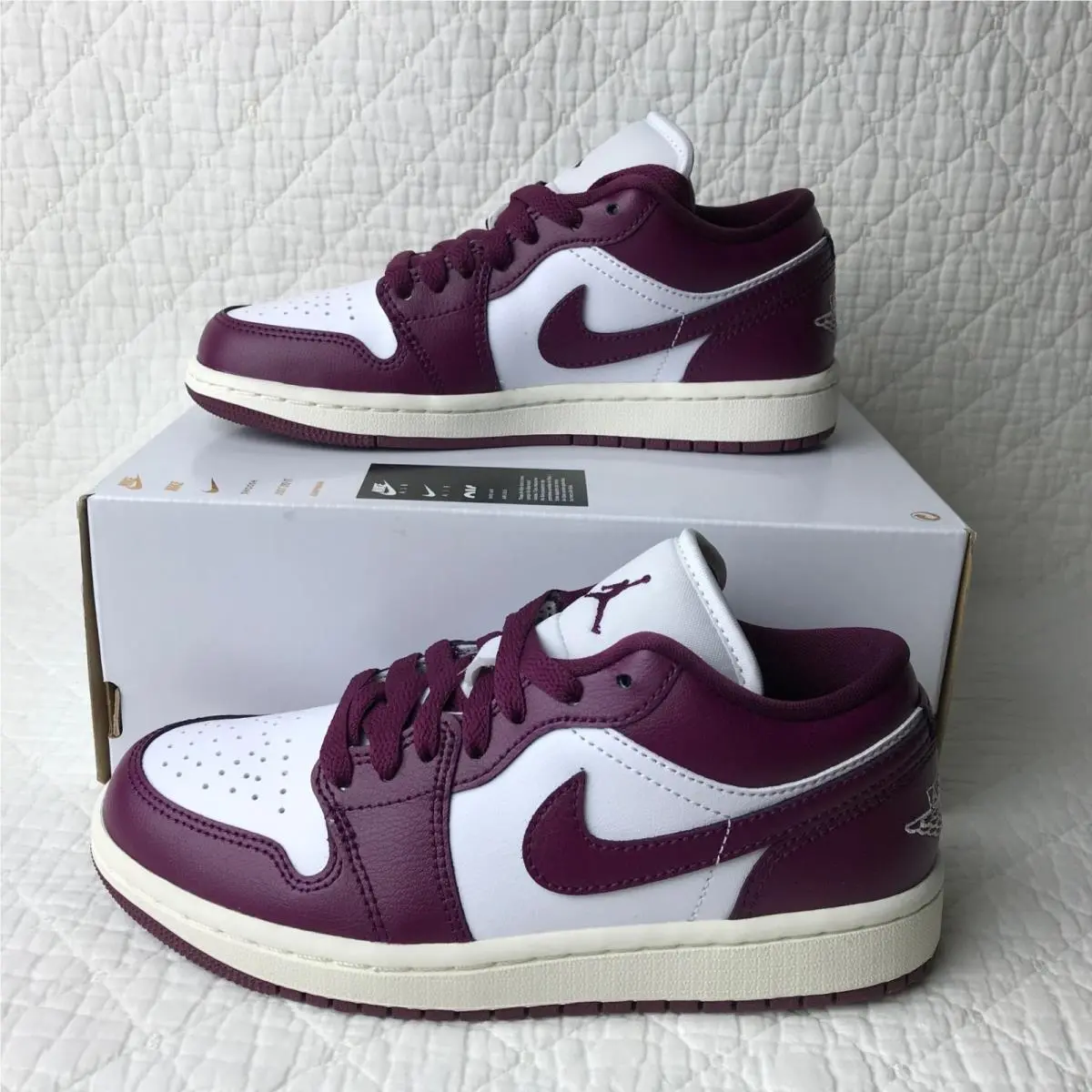 Nike shoes - Nike Air Jordan 1 - Air - DC0774-161 - White/Bordeaux-Sail 1