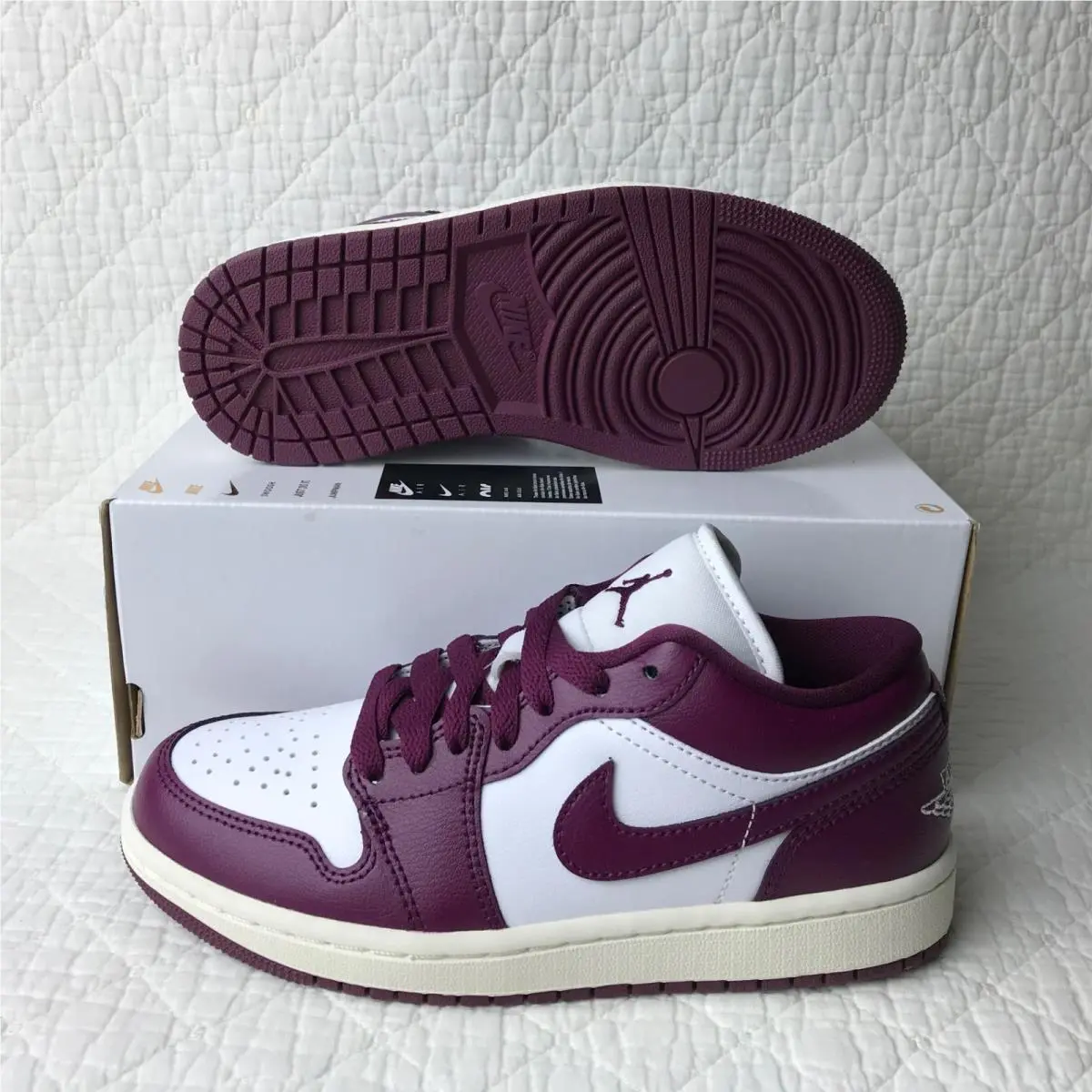 Nike shoes - Nike Air Jordan 1 - Air - DC0774-161 - White/Bordeaux-Sail 2